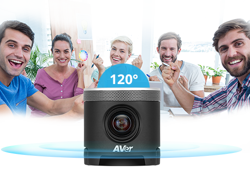 CAM340+ Ultra HD 4K Huddle Room Collaboration Camera | AVer Global