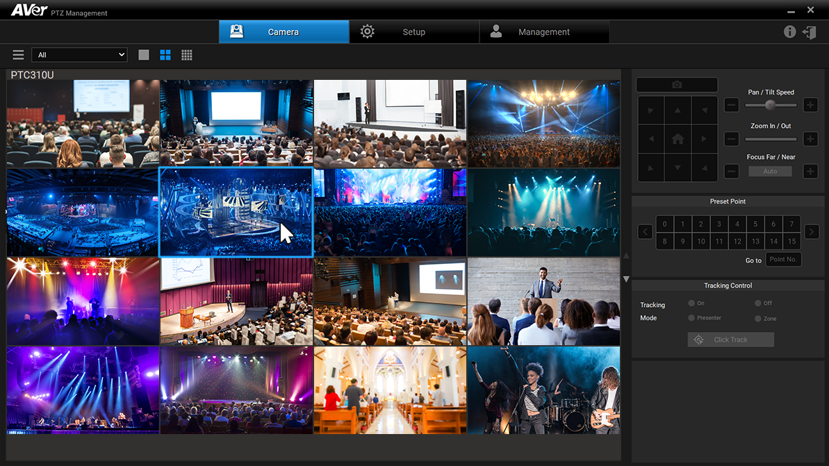PTZ Management