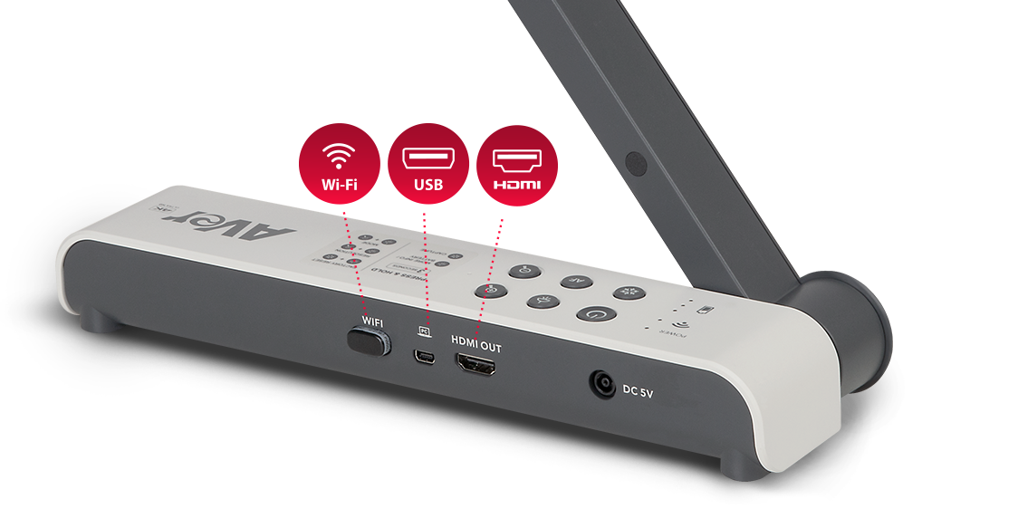 AVer/AVerVision M15W/ワイヤレス書画カメラ ④ AVer Education, M15W Wireless Document Camera | AVer USA